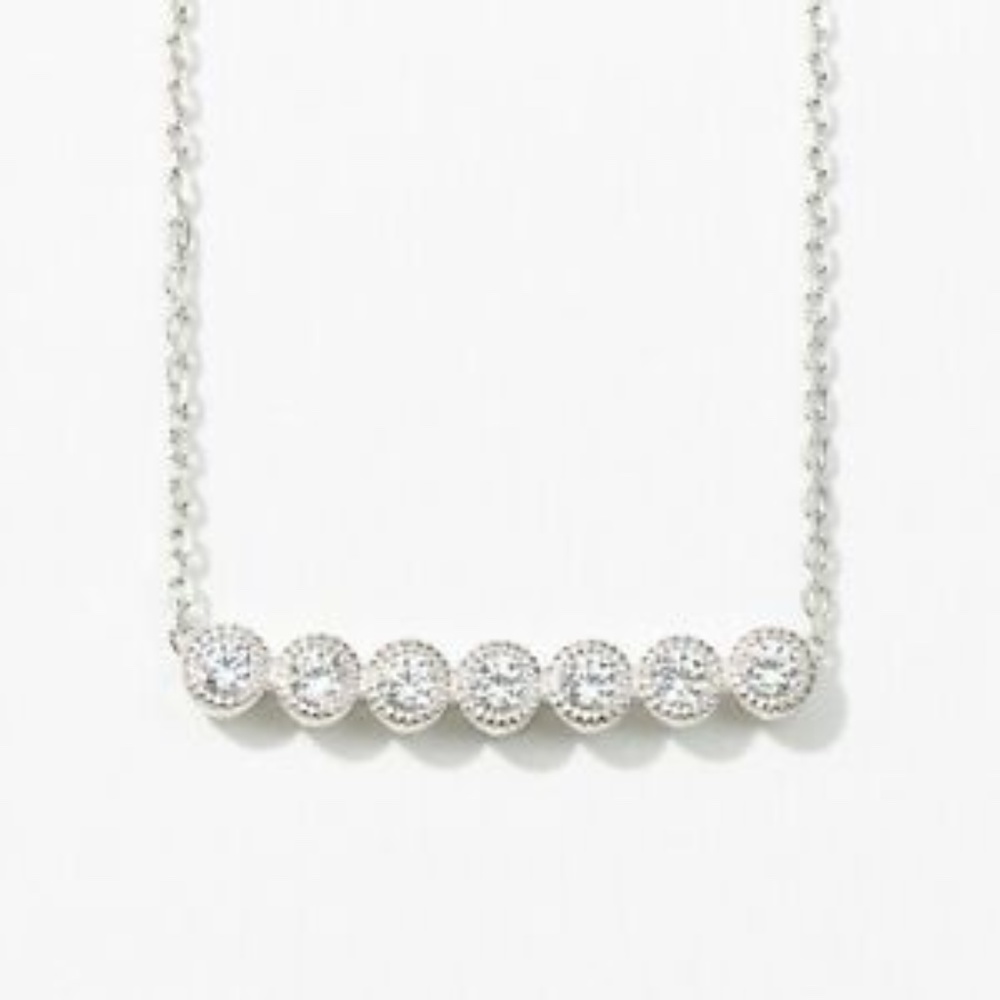 Touchstone Crystal Society Bar Necklace